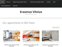 Tablet Screenshot of cheapapartments-vilnius.com